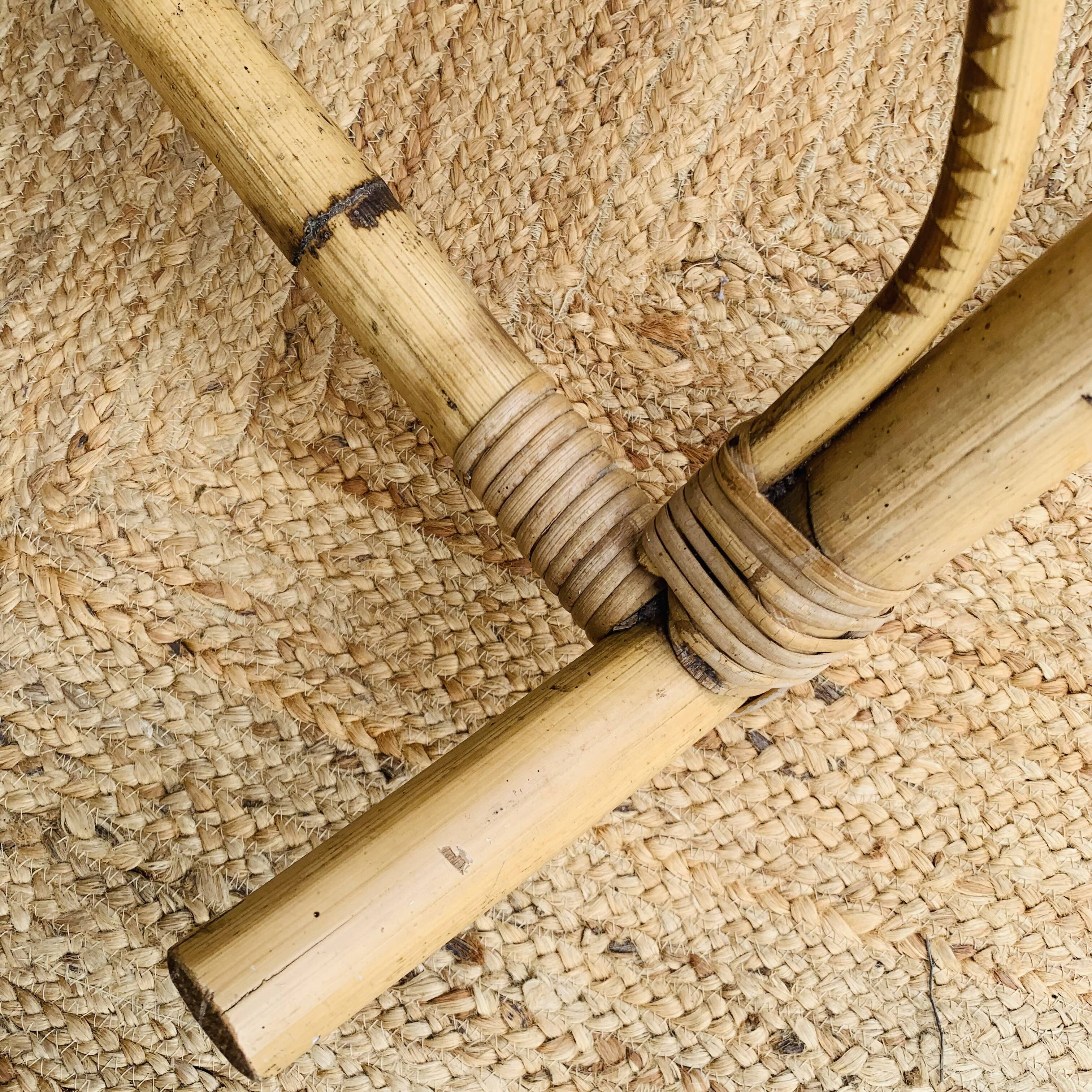 Pair of rattan rocking chairs by Rohe Noordwolde