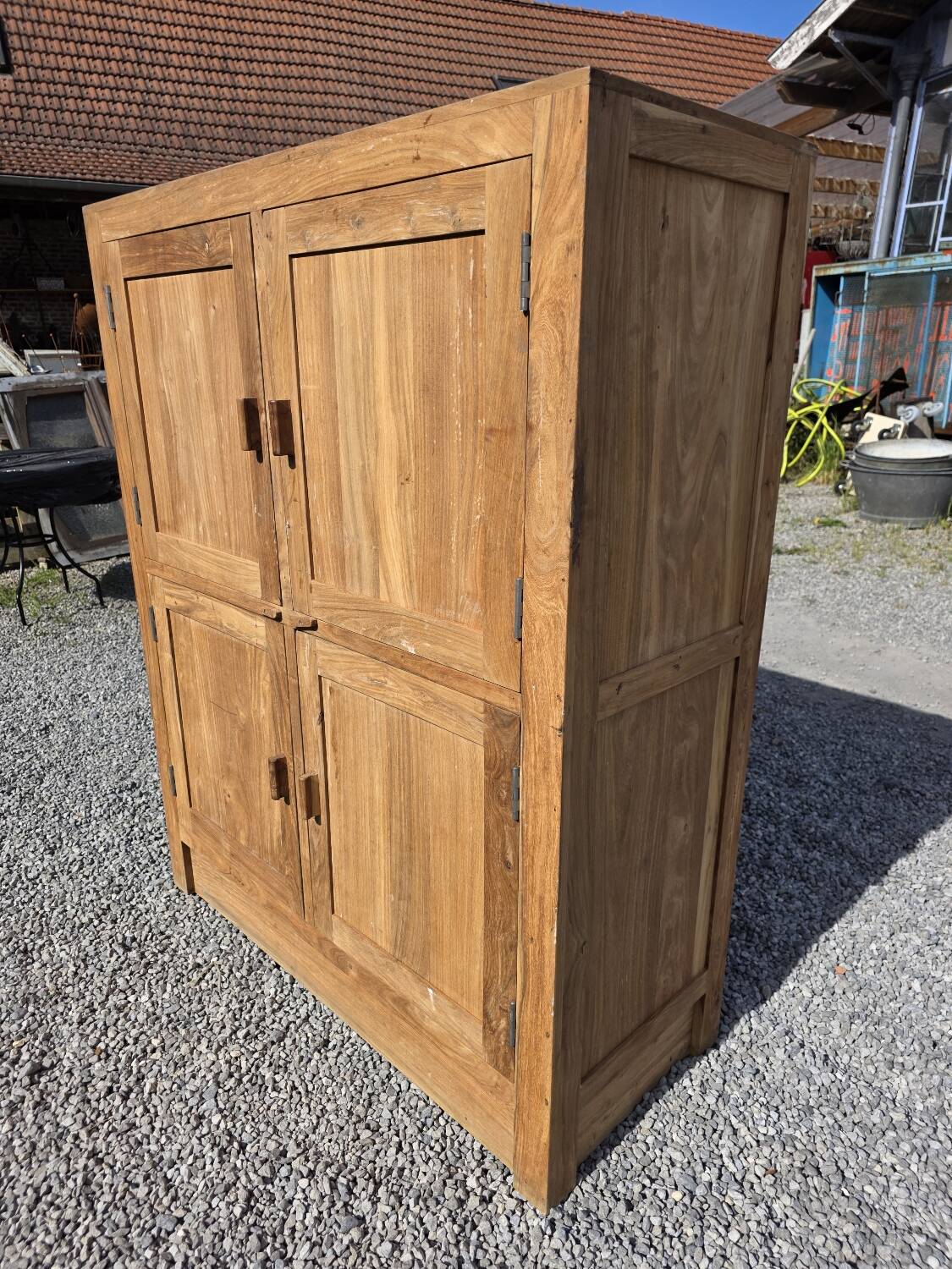 1980s teak 4-door sideboard