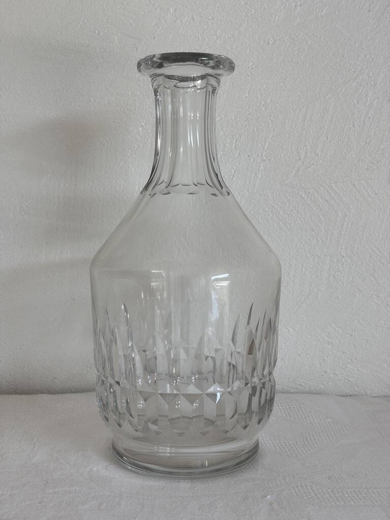 Cut crystal carafe from Baccarat – Stamped and numbered