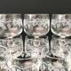 Set 12 verres d’Alsace cristal gravé vin et apéritif