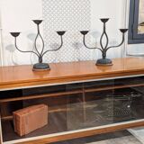 Pair of large candlesticks