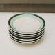 5 old cups & saucers in ceramic KG Lunéville