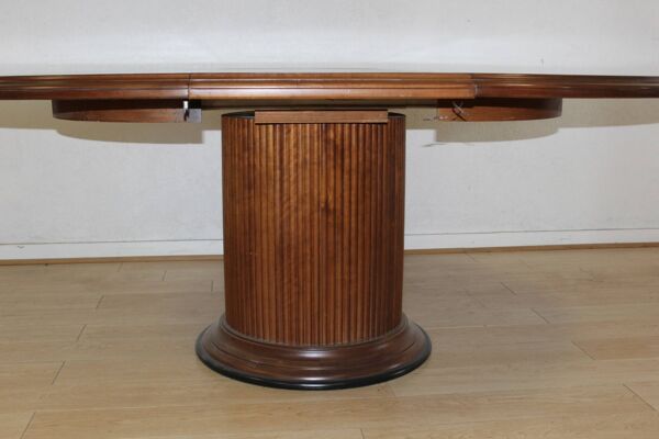 Table Ronde de style Art Déco par Grange vers 1980