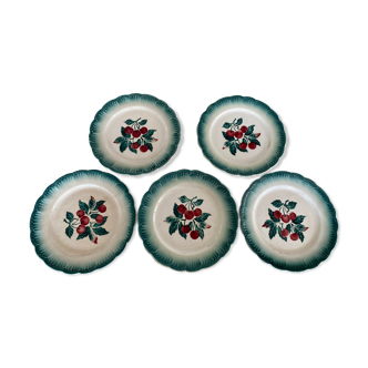 Badonviller vintage dessert plates