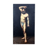 Tableau "Portrait d'homme en pied"