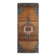 1970s Vintage Turkish Oushak Handmade Wool Cotton Brown Runner Rug 178x448