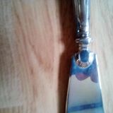 Silver-plated fish service in good condition, 20th century