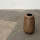 Brutalist mid-century studio ceramic vase by Sybille Karrenberg-Dresler, 1960s.