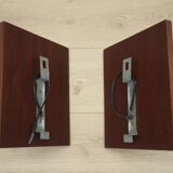 Set of two wall lamps, Danish design, 1970s, production: Denmark