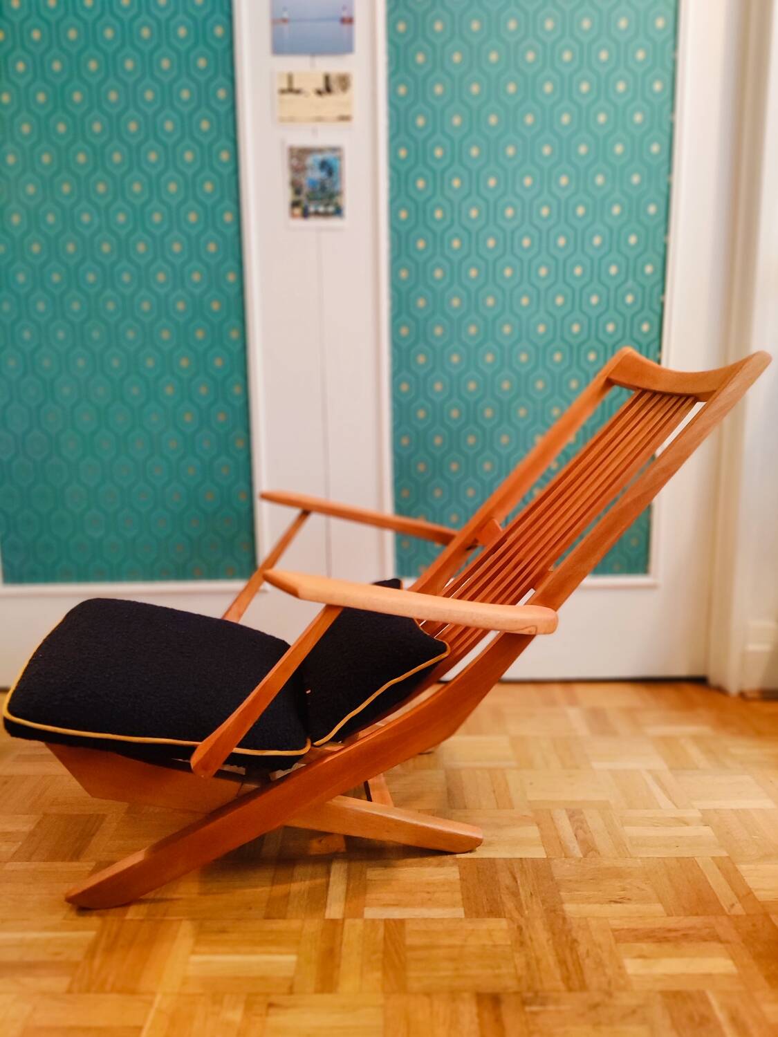 Vintage 3 position armchair from the 60s