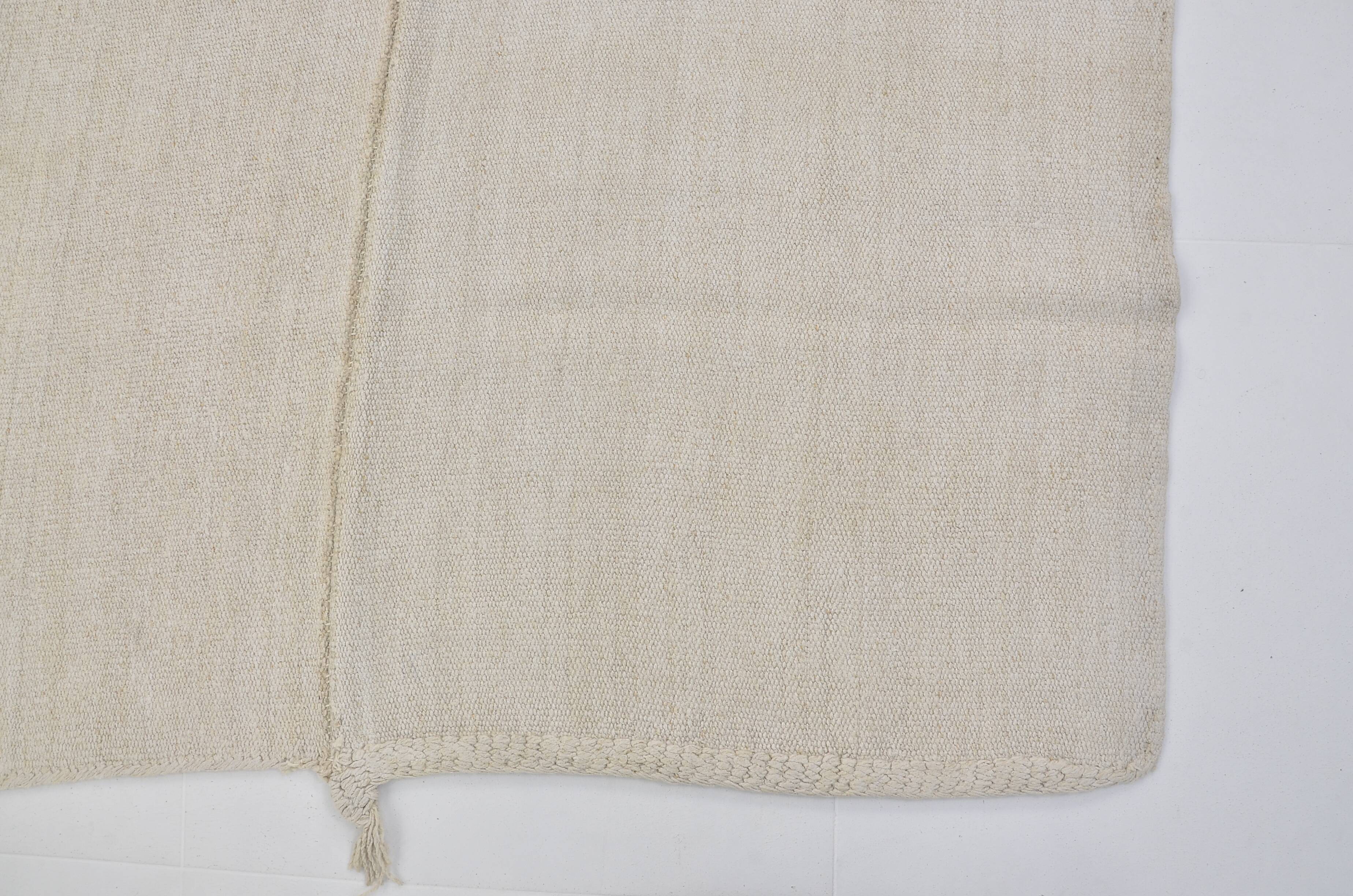 Neutral Vintage Hemp Kilim SKU 3676