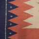Vintage persian handwoven wool qashqai rug- 140x144cm