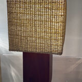 Scandinavian lamp in teak and rope years 60-70