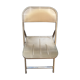 Metal folding chair