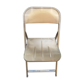 Metal folding chair