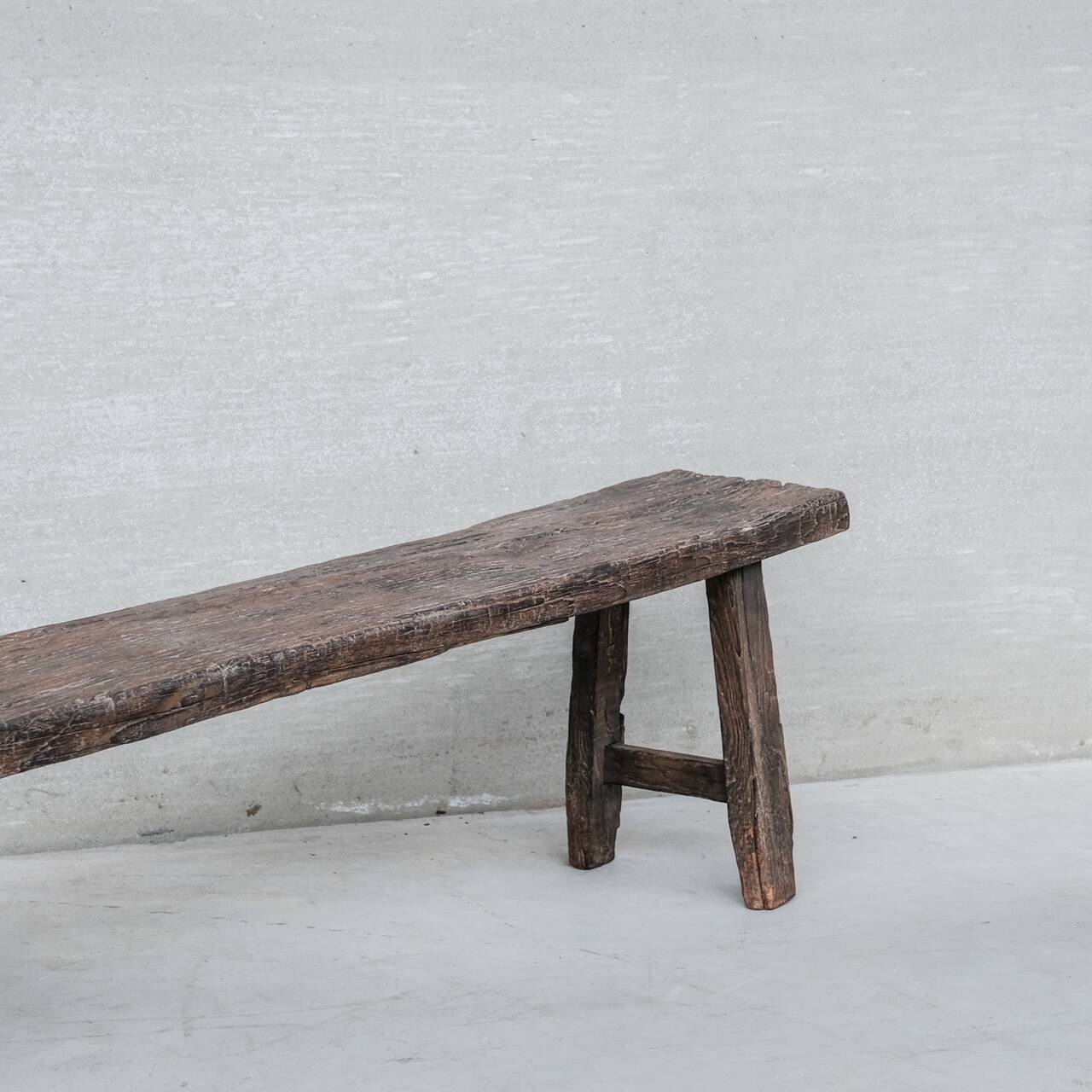 Primitive Wooden Belgium Bench (No.2)