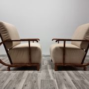 Paire de fauteuils art déco restaurés
