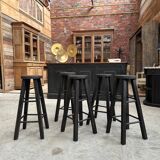 Set of 5 bar stools