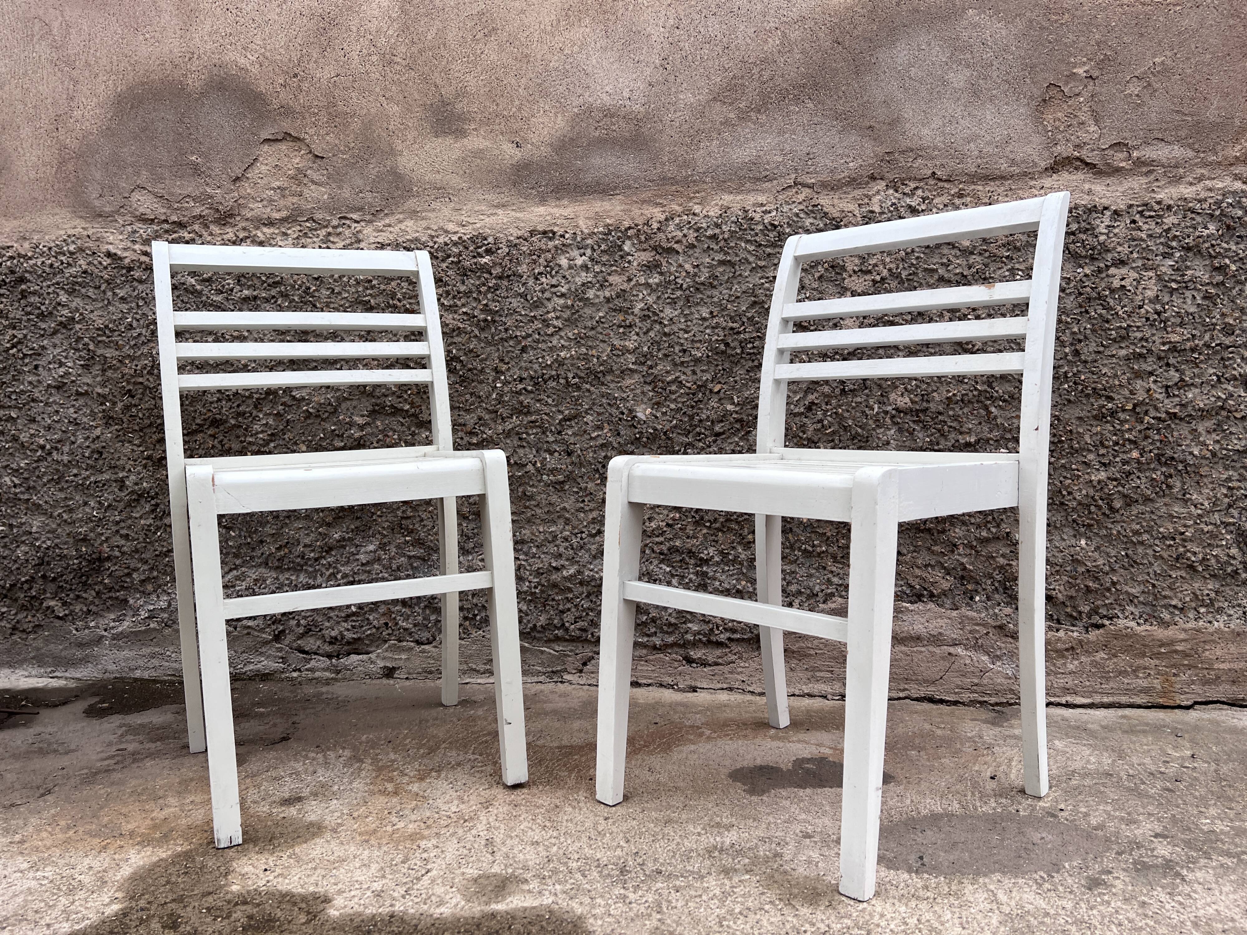 Pair of chairs reconstruction René Gabriel 50