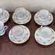 Limoges porcelain tea/coffee service – Maison Giraud, gold decoration – X