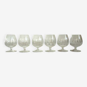 Set of 6 vintage Villeroy & Boch Cognac glasses stamped