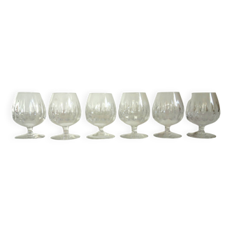 Set of 6 vintage Villeroy & Boch Cognac glasses stamped