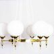 Lustre en laiton années 70