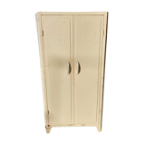 Two-door metal cabinet art deco