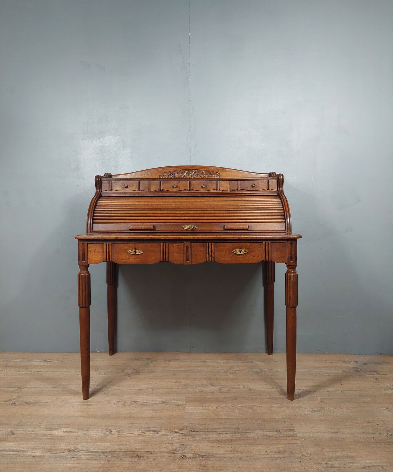 Art deco cylinder lady desk