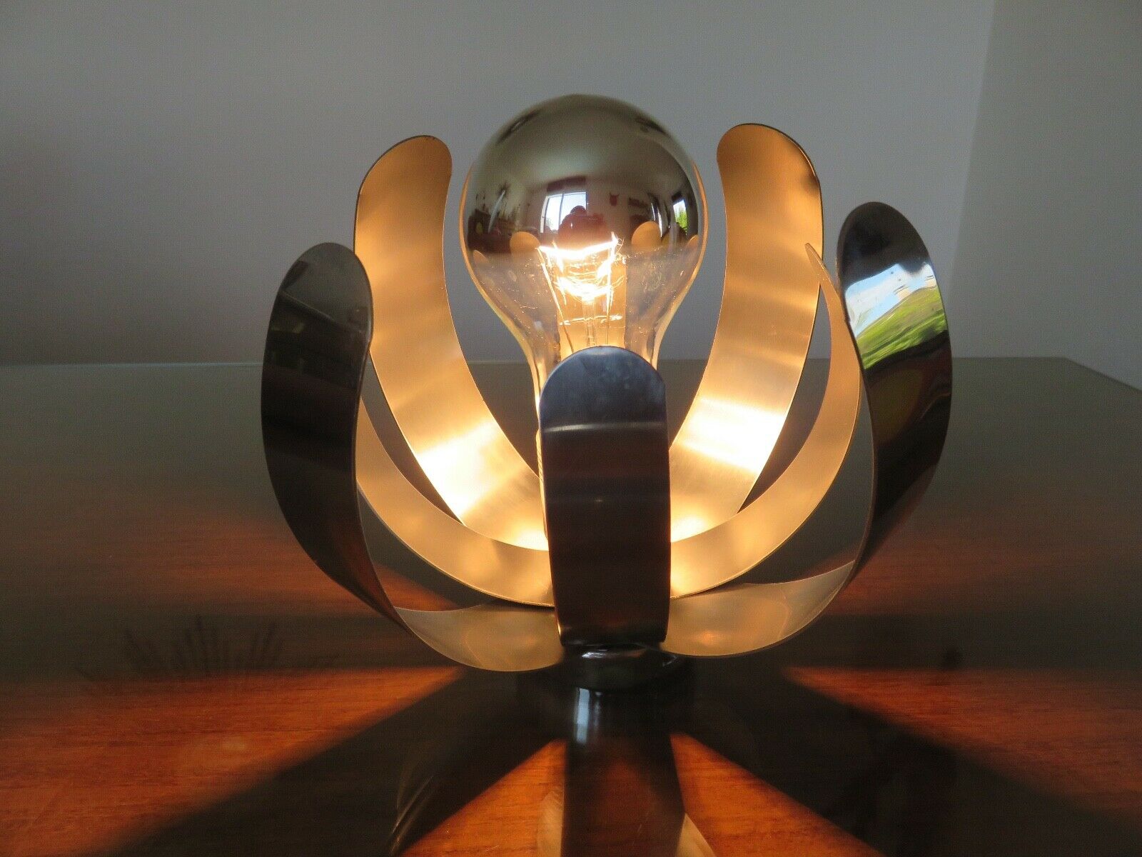 "Flower" wall lamp by Jocelyne Trocmé for "oxar" 70s