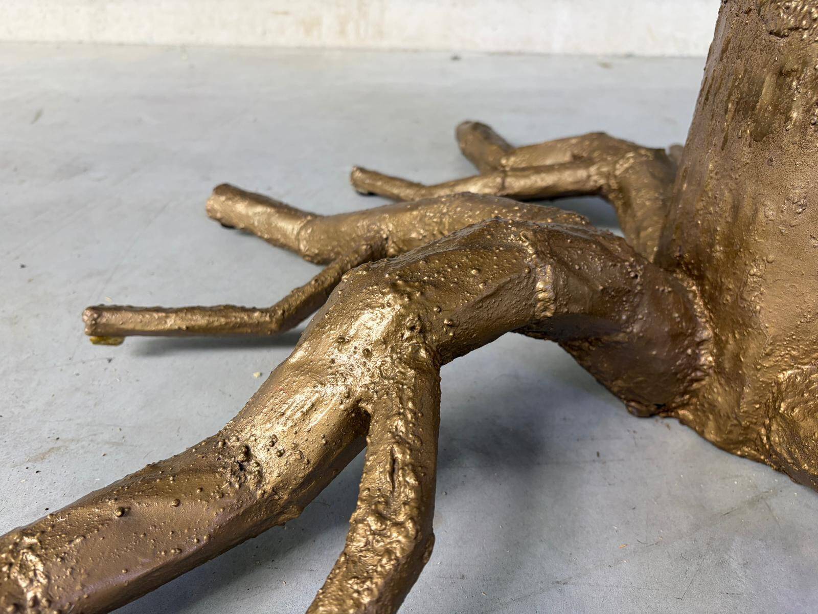 Table à manger en branche d'arbre, années 1980