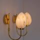 Vintage Scandinavian wall lights, 1980s, set of 2