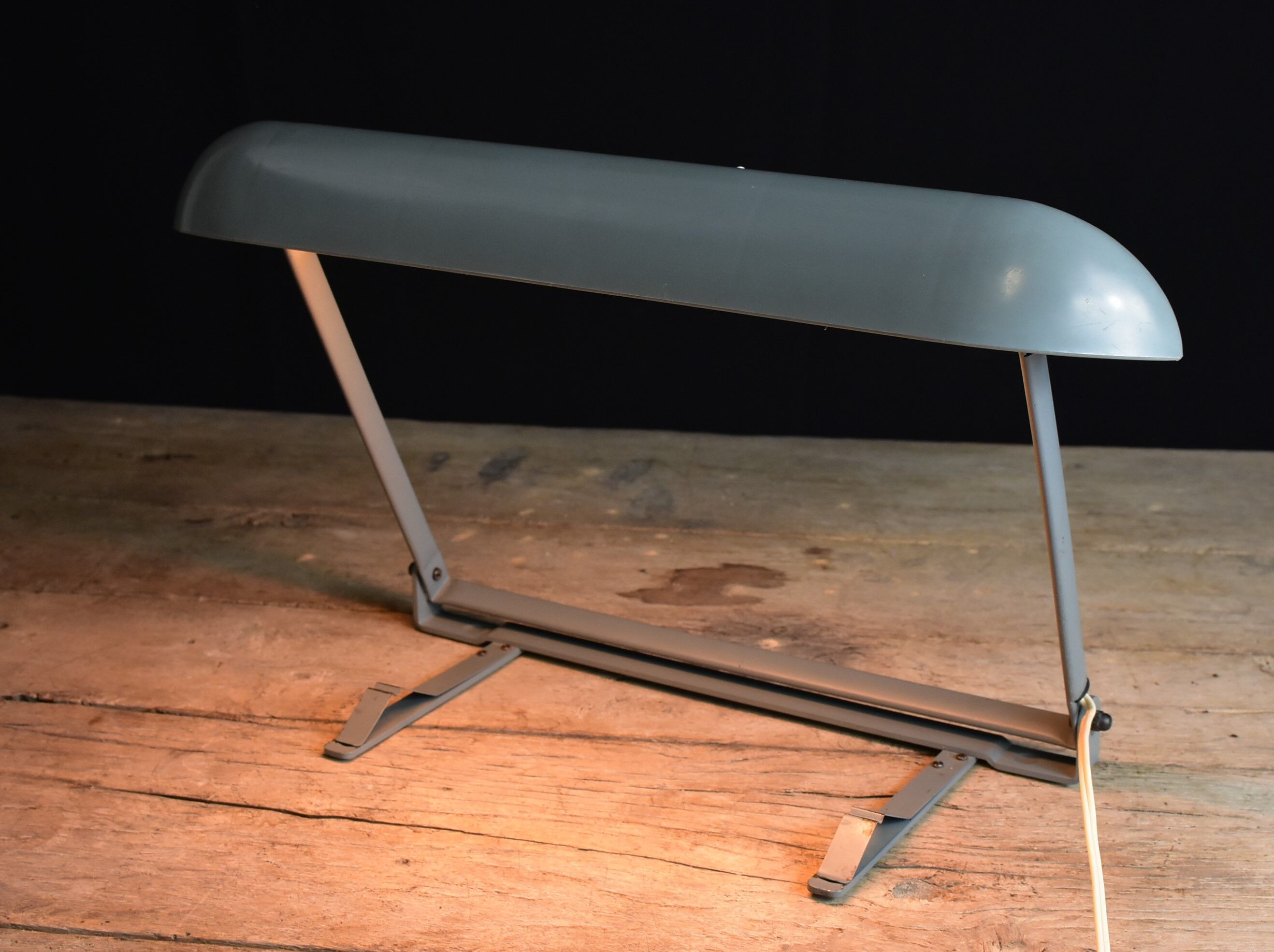 Industrial grey lamp