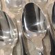 12 silver-plated coffee spoons, Christofle Vendome, 13.6 cm