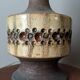Lamp base in stoneware, handcrafted, bohemian Scandinavian style.