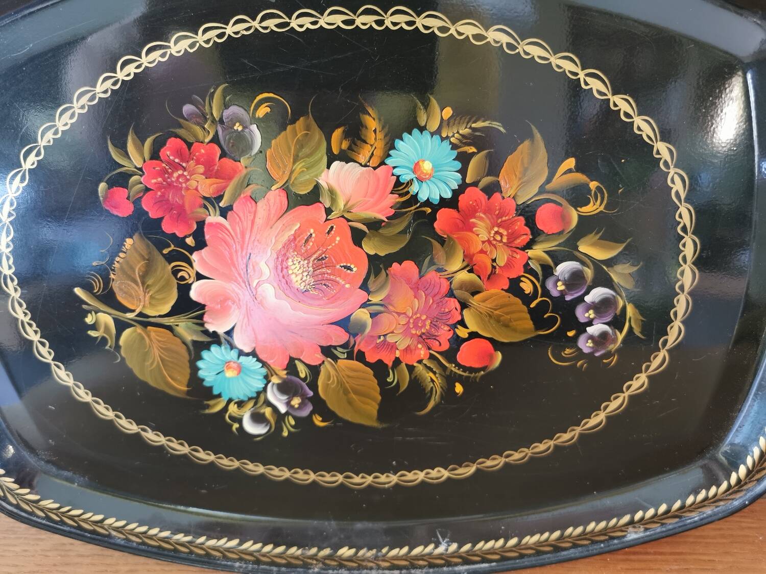 Vintage Russian tray
