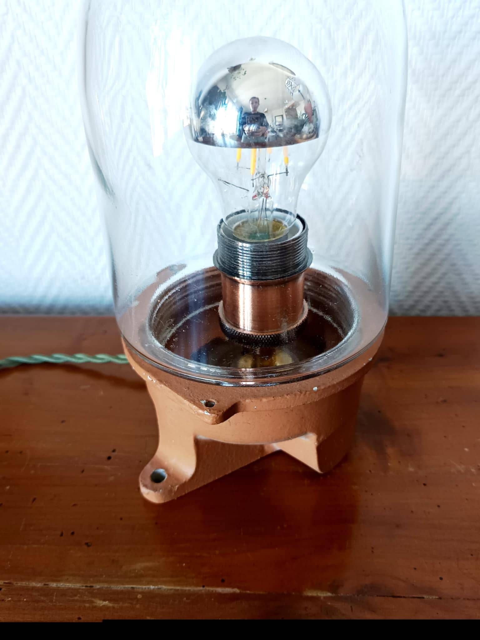 Vintage globe lamp