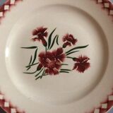 Lot of 6 plates digoin sarreguemines model mignardises