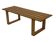 Vintage Scandinavian modern pinewood slatted bench from the 1960's