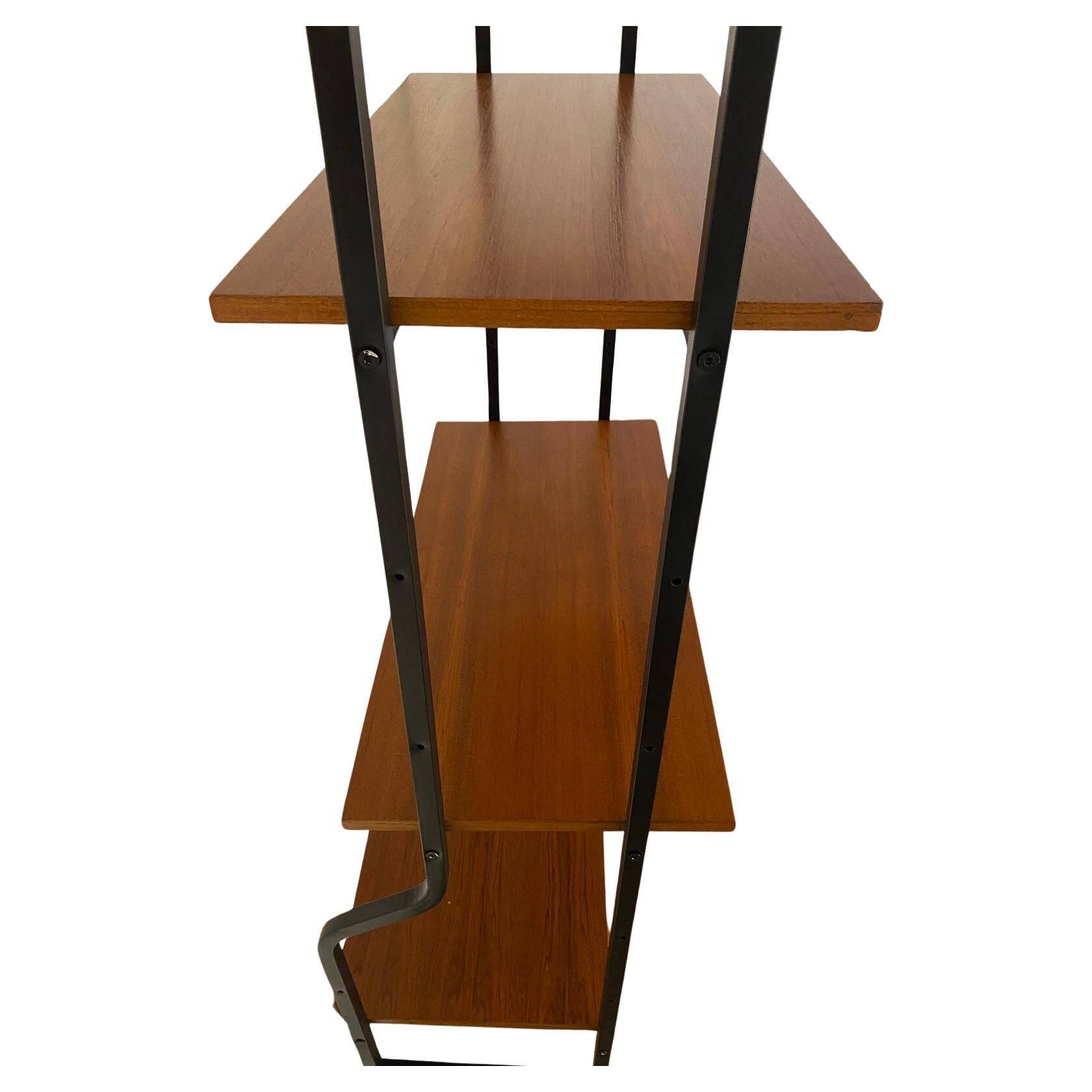 Midcentury Modern Teak Bookcase, Italy 1960