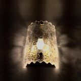 Large Modern Midcentury Wall Lamp Orrefors by Carl Fagerlund