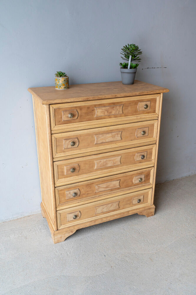 Old chest of drawers solid wood