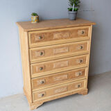 Old chest of drawers solid wood