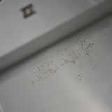 Art Deco beveled chiseled mirror