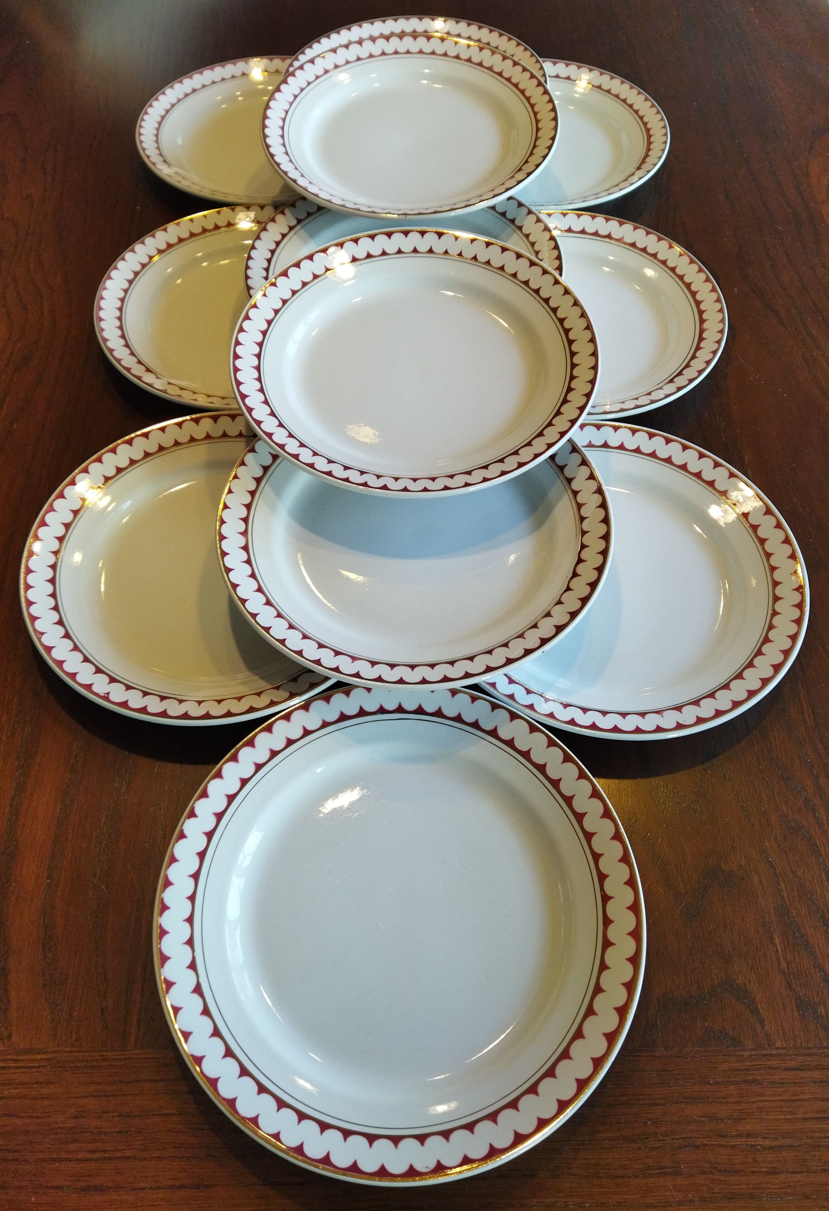 12 flat plates K&G Lunéville, Madrigal model