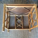 Table basse en rotin