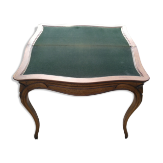 Table a jeux XIXe de style louis XV