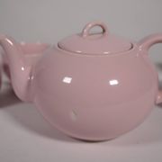 Mid-Century Vintage Tea Set Pastel Pink Porcelain Teapot & Cups, 1960s