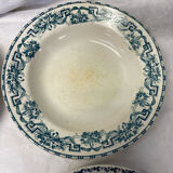 Set of 4 old hollow plates