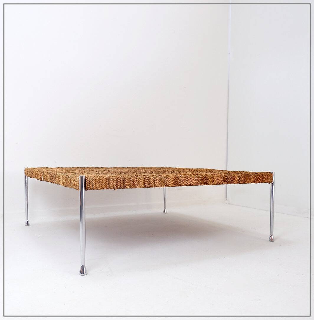 Large Square coffee table - Rope top